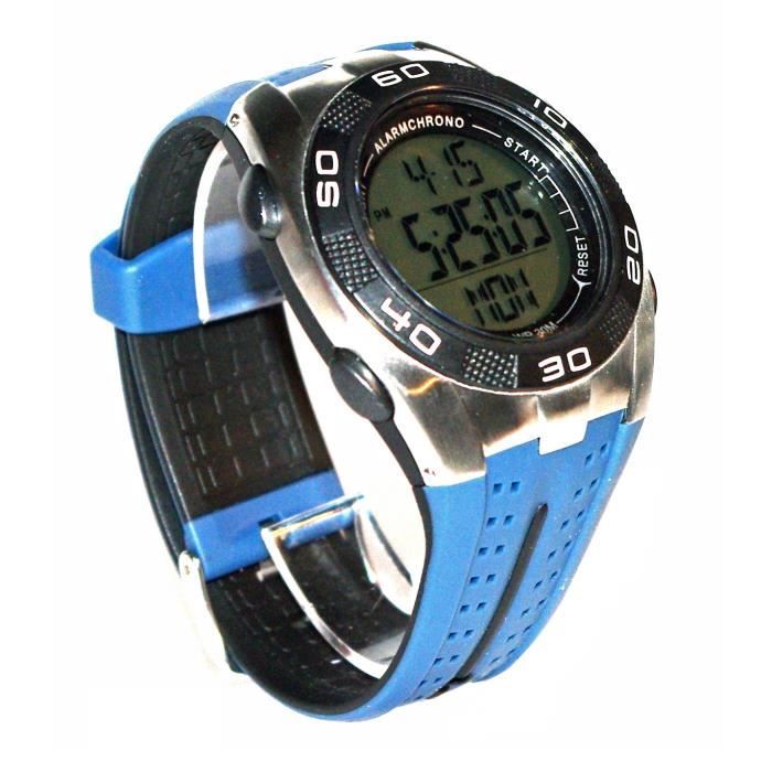 montre podomètre al5001p bleu Achat / Vente podomètre Montre