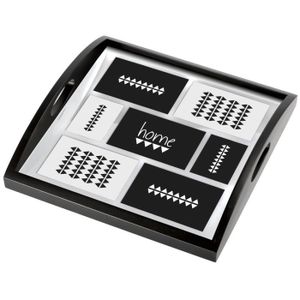 IMAGINE Gladys Plateau Multi-vues - 37x37cm - Noir