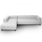 CANAPE - SOFA - BANQUETTE Canapé d'angle Luxman Blanc