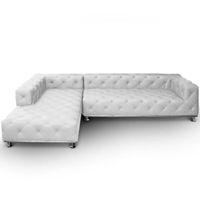 CANAPE - SOFA - BANQUETTE Canapé d'angle Luxman Blanc