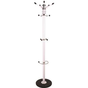 MELY Porte Manteaux blanc socle Marbre 176 cm