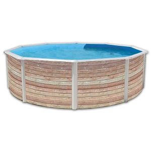 PINUS Piscine ronde en acier 350x120cm