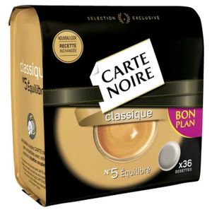 Carte Noire Classique Café N°5 équilibré 36 dosett