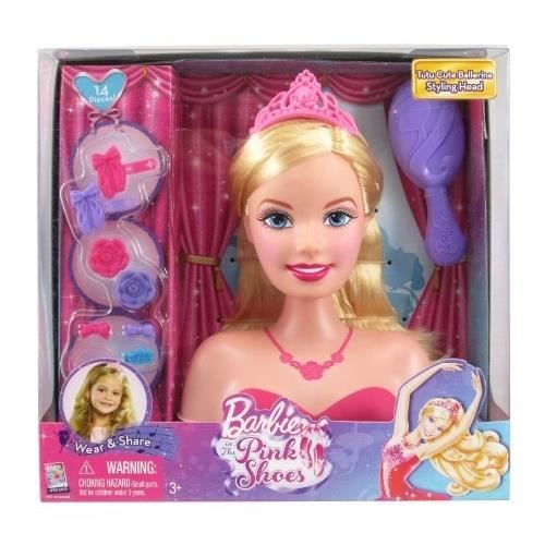 tete de barbie a coiffer