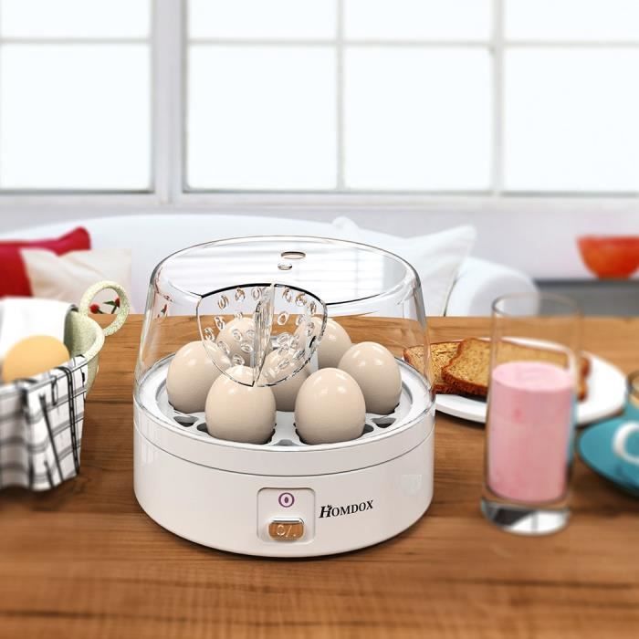 Cuiseur à oeuf électrique jusqu'à 7 oeufs avec indicateur - Achat