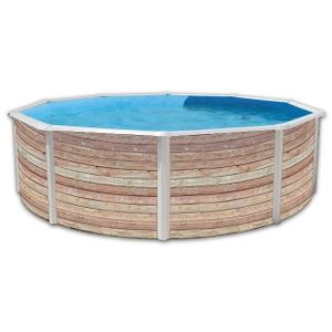 PINUS Piscine ronde en acier 640x120cm
