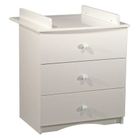 ARMOIRE - COMMODE  SAUTHON Commode 3 tiroirs+dispositif à langerBlanc