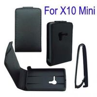 ACCESSOIRES TELEPHONIE Housse Noire Clapet pour Xperia X10 Mini