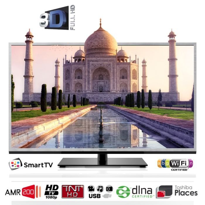 TOSHIBA 40TL938G Smart TV 3D 102 cm téléviseur led, prix pas cher