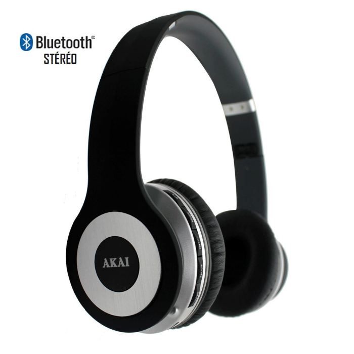 AKAI AH3 8 Noir Casque Bluetooth casque écouteur audio, avis et