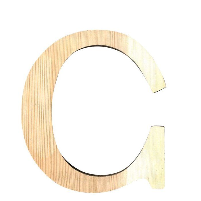 Lettre En Bois Artemio - Support à Décorer, Alphabet - Dimensions 11,5 Cm De Haut - 5