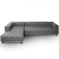 CANAPE - SOFA - BANQUETTE Canapé d'angle Luxman Gris