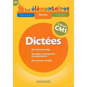 SCOLAIRE / UNIVERSITAIRES Dictées ; cm1
