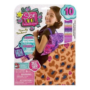 SEW COOL- Kit 10 Grandes Feutrines Avec Patrons Sew Cool (Assort) (Barquette)