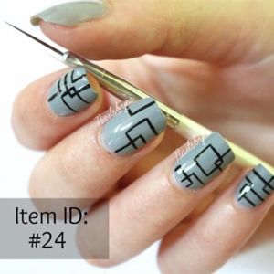 VERNIS A ONGLES Kit De 3 Pinceaux Fins/Liners Pour Nail Art. \u2039\u203a