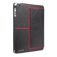 COQUE - HOUSSE Etui Support Cuir Venture Noir pour Apple iPad 2