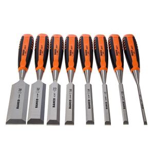 BAHCO Set de 8 ciseaux ? bois avec coffret en bois 424P-S8-EUR