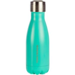 YOKO DESIGN Bouteille isotherme double paroi 260 ml turquoise mat