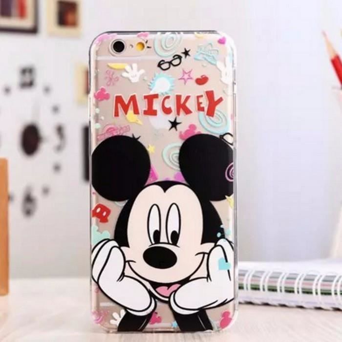 Coque souple transparente Mickey pour iPhone 6/6S - Achat coque - bumper pas cher, avis et coque iphone 5c mickey