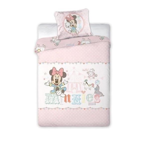Parure de lit Minnie pour lit enfant 100x135 cm Parure de lit Disney