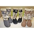 Botte Femme Enti&egrave;rement Fourr&eacute;e Simili Daim Achat / Vente BOTTE