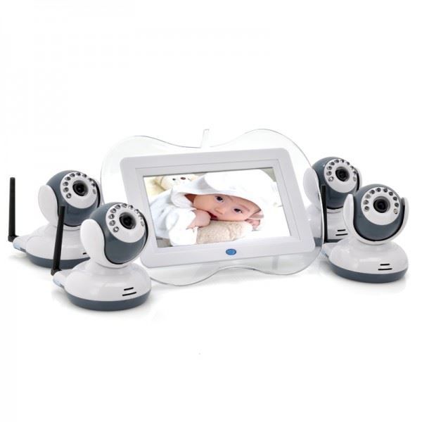 Babyphone enregistreur pour bébé 4 camera + monit Achat / Vente