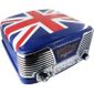 PLATINE VINYLE PLATINE TOURNE DISQUES 3 VITESSES DRAPEAU ANGLAIS