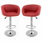  TABOURET DE BAR CONCERT X2 DESIGN ROUGE