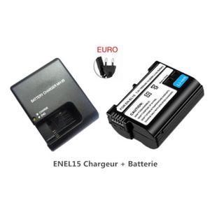 CHARGEUR APP. PHOTO ENEL15 Chargeur + Batterie pour NIKON D7000 D7100