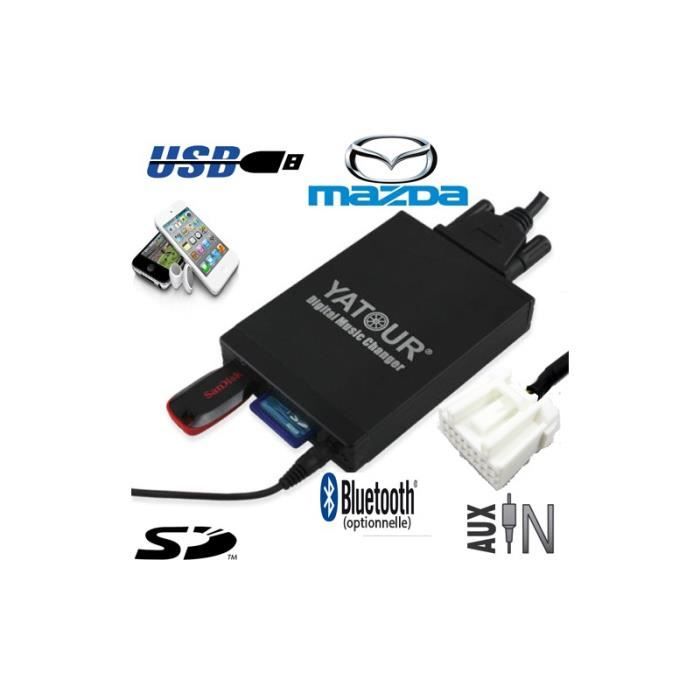 Interface Autoradio ipod Aux Bluetooth Mazda 2, Mazda 3, Mazda 5, Mazda
