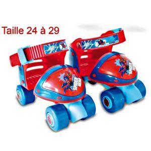 PATIN A ROULETTE SPIDERMAN AJUSTABLE D'ARPEJE TAILLE 24 29 PATIN A