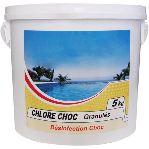 Nmp Chlore choc granulé 5kg chlore choc granules Achat / Vente