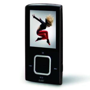 D-JIX M339 Lecteur MP4 sans mémoire interne - Ecran 1,8'' - Micro SD - Noir