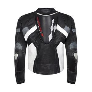 RIDER-TEC Blouson en cuir pour combinaison 2 pi?ces (Assortie au pantalon RT1003PA)