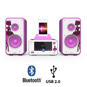 TOKAI WO-243PR Mini Chaîne HiFi Station d'accueil rose