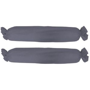 TODAY Lot de 2 taies de traversin 100% coton 45x185 cm canon de fusil