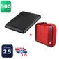 DISQUE DUR EXTERNE Toshiba STOR.E BASICS 500Go USB3.0 + Housse 2.5"