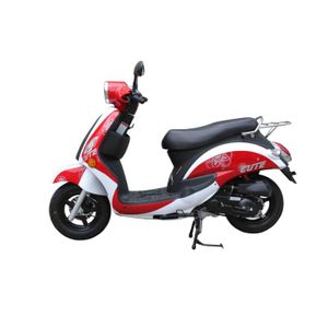 SCOOTER Scooter Eurocka Retro New Cute 50QT-3 Blanc/Rouge