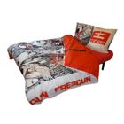  FREEGUN Guitare Housse 220x240 + 2 Taies 65x65