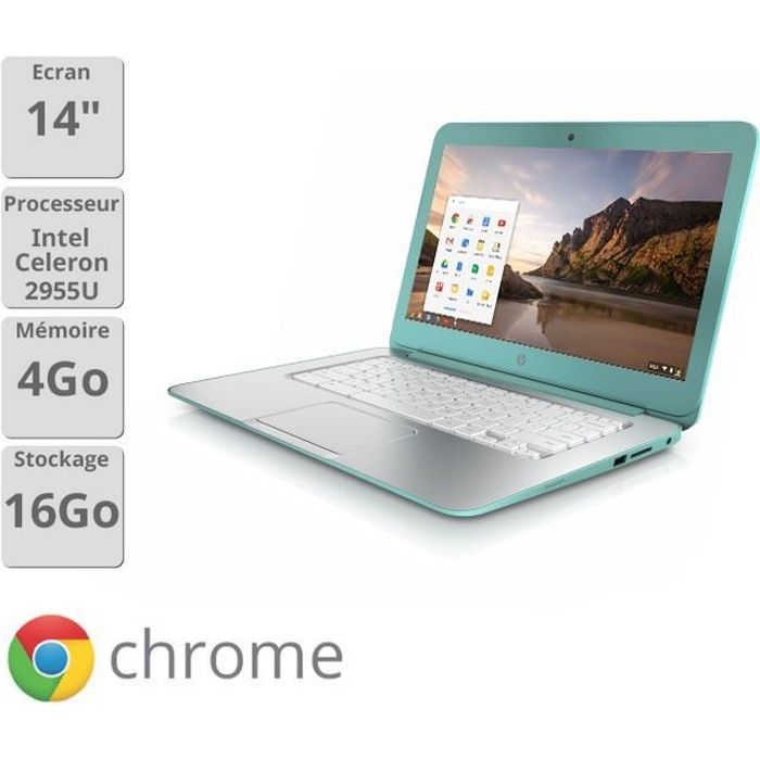 HP Chromebook 14 Turquoise Achat / Vente ordinateur portable HP