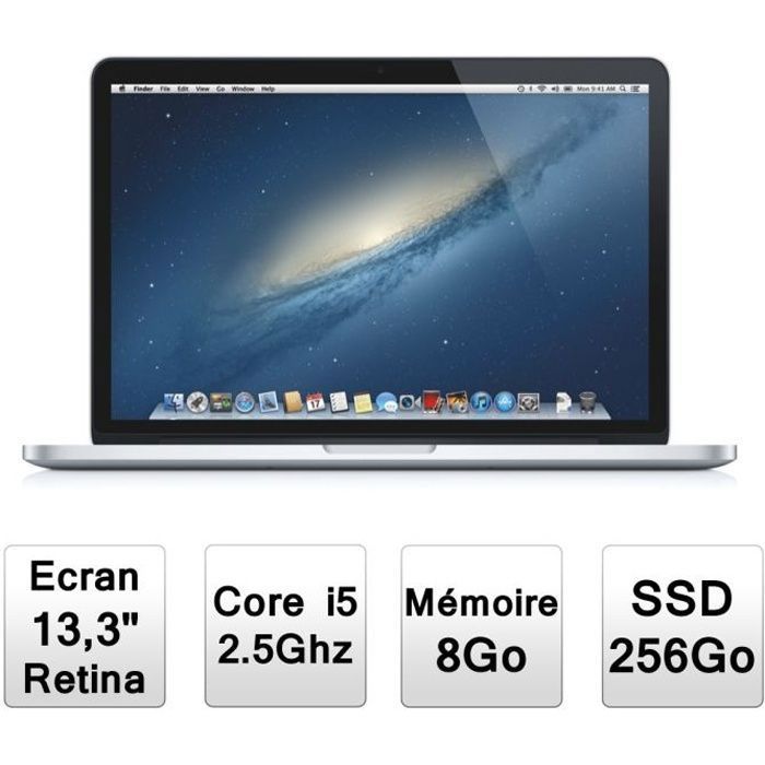 ORDINATEUR PORTABLE Apple MacBook Pro 13 avec écran Retina (MD213F/A