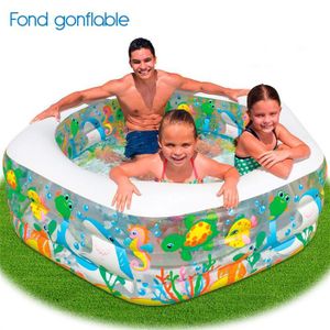 PISCINE GONFLABLE  Piscine Aquarium Océan