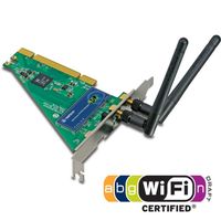 CARTE RESEAU FILAIRE - SANS FIL Trendnet TEW-643PI Carte PCI WiFi N Essential