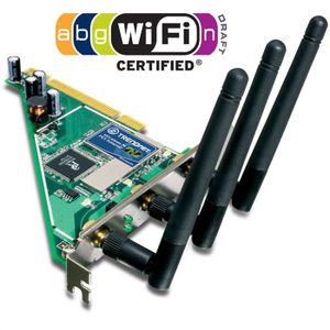 Trendnet Adaptateur PCI N-Draft sans fil 300Mbps T
