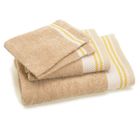  Lot 1 drap+1 serv.+2 gants  450 gr/m² CHECKS SABLE