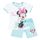 Ensemble short et T-shirt bébé fille Minnie Blanc/