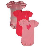  PETIT BATEAU Lot de 3 body Fille