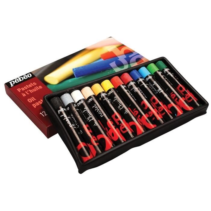 PEBEO 12 Pastels à l'Huile Achat / Vente pastels craie d'art PEBEO