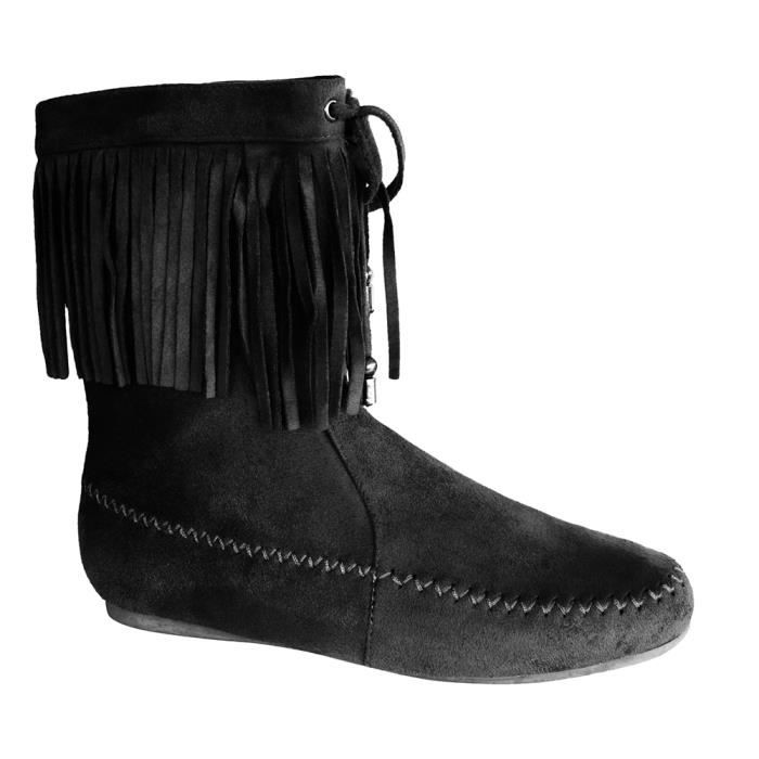 bottes avec franges