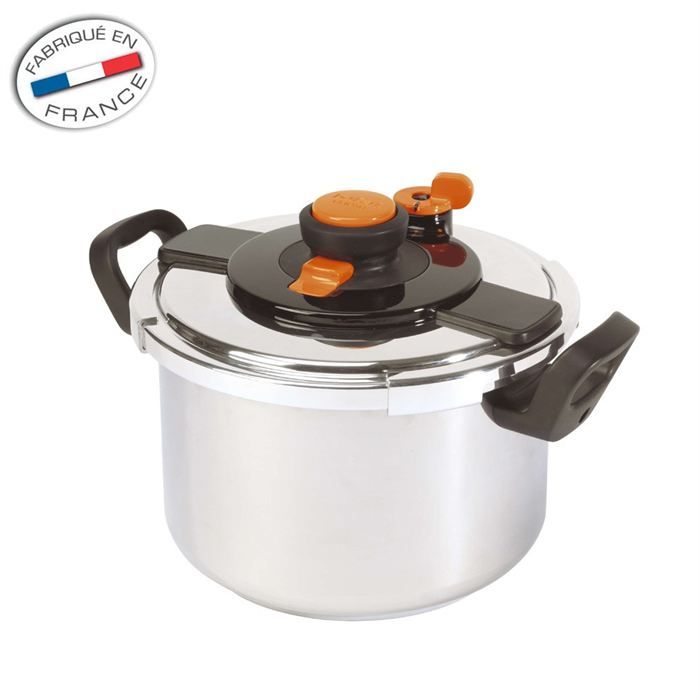 SEB clipso one orange 8 Litres 1 vitesse Achat / Vente cocotte minute